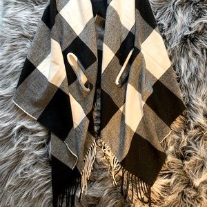 J. CREW Buffalo Plaid Shawl